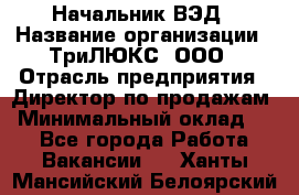 Начальник ВЭД › Название организации ­ ТриЛЮКС, ООО › Отрасль предприятия ­ Директор по продажам › Минимальный оклад ­ 1 - Все города Работа » Вакансии   . Ханты-Мансийский,Белоярский г.